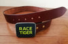 Ski Belt Buckle - Race Tiger