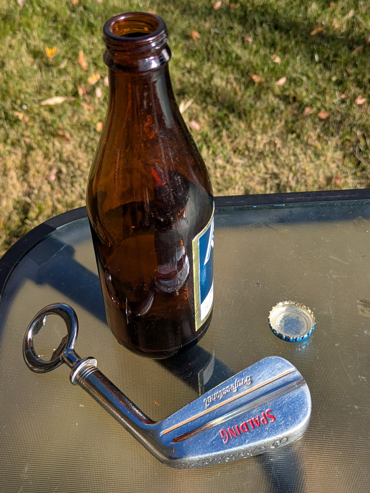 Golf Club Bottle Opener - Spalding 3 Professional