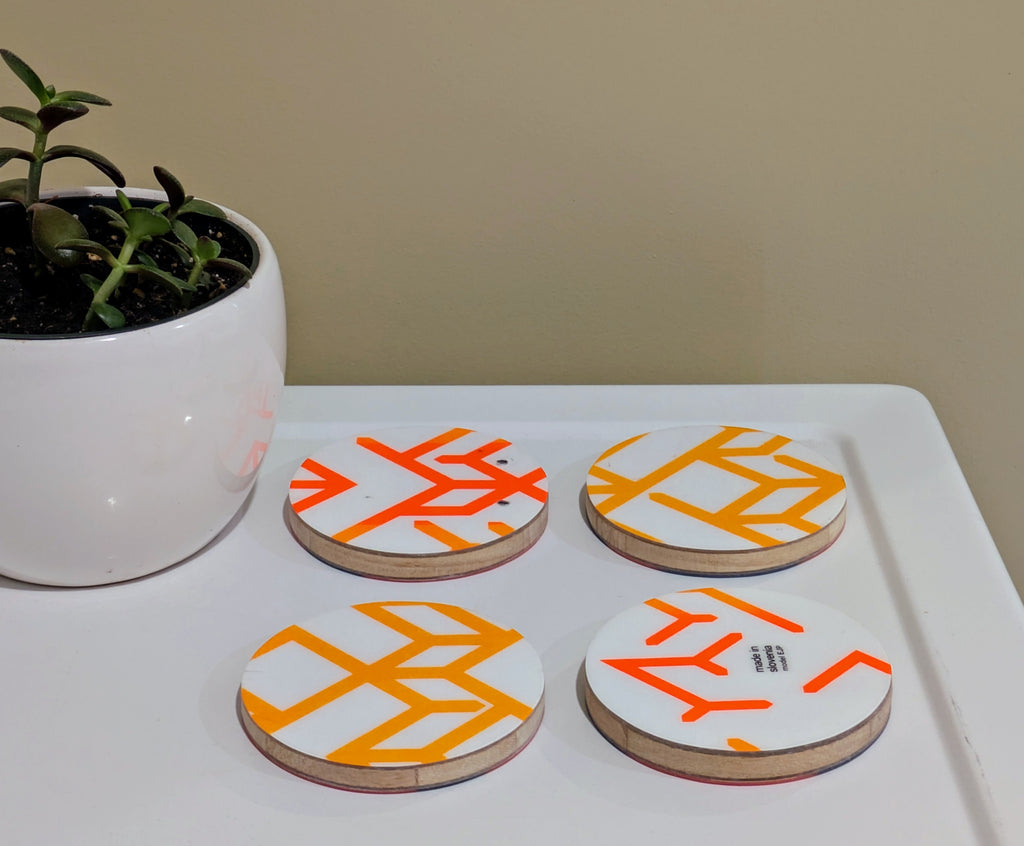 Black Crows - Ski Coasters