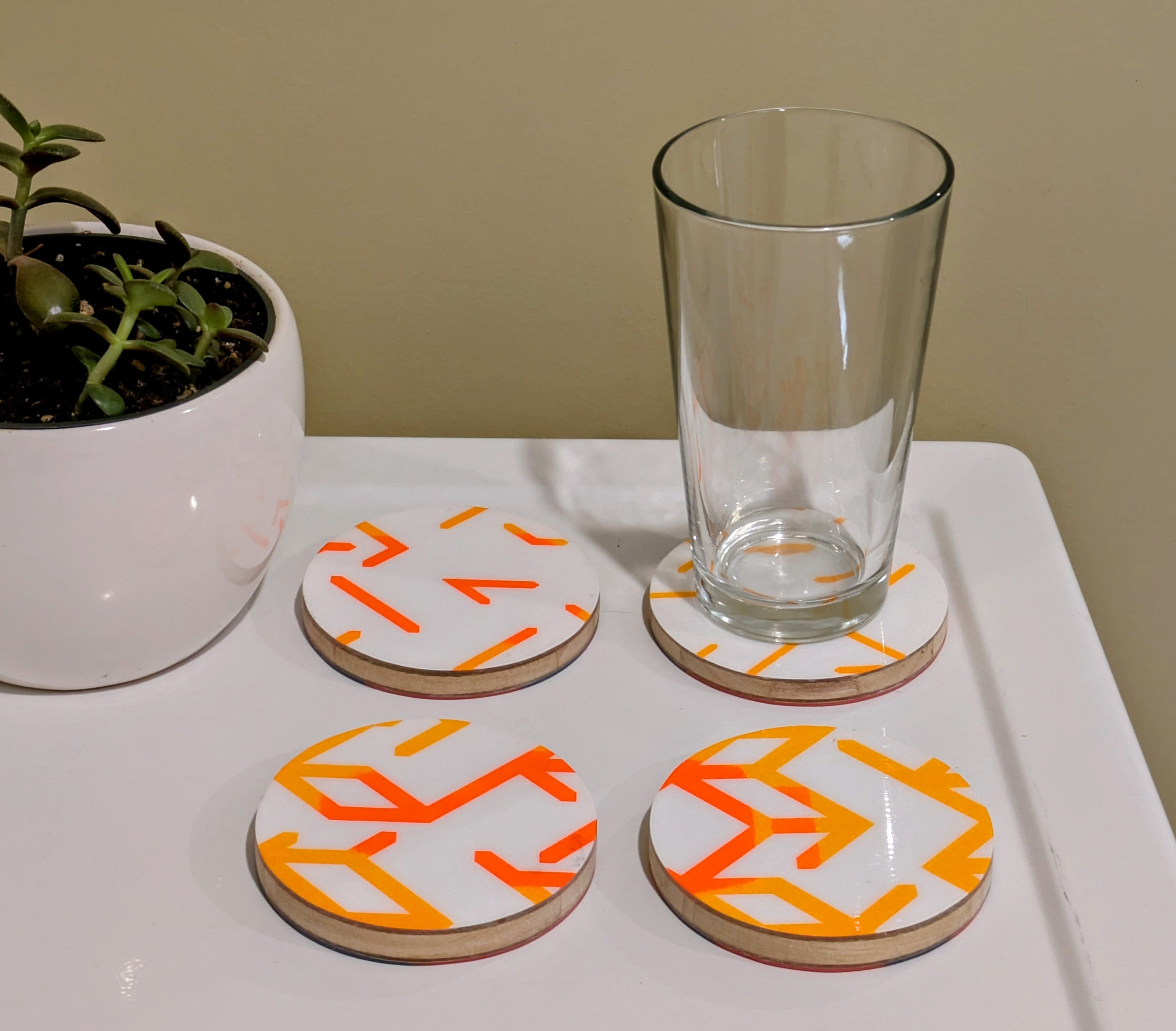 Black Crows - Ski Coasters