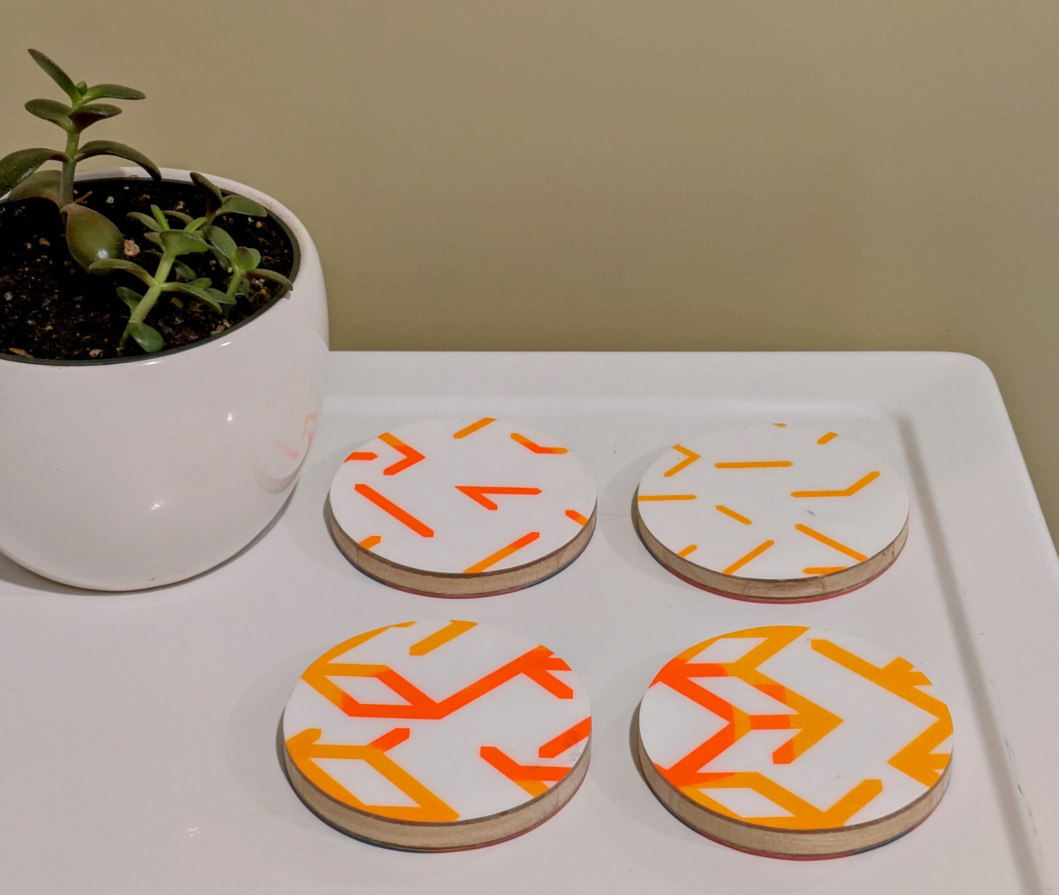 Black Crows - Ski Coasters