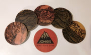 Jones 155 (set of 6)- Ski Coasters