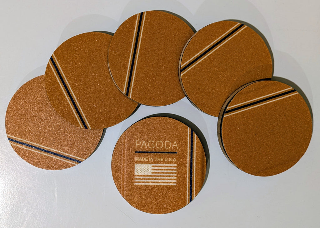 Pagoda (set of 6)- Ski Coasters
