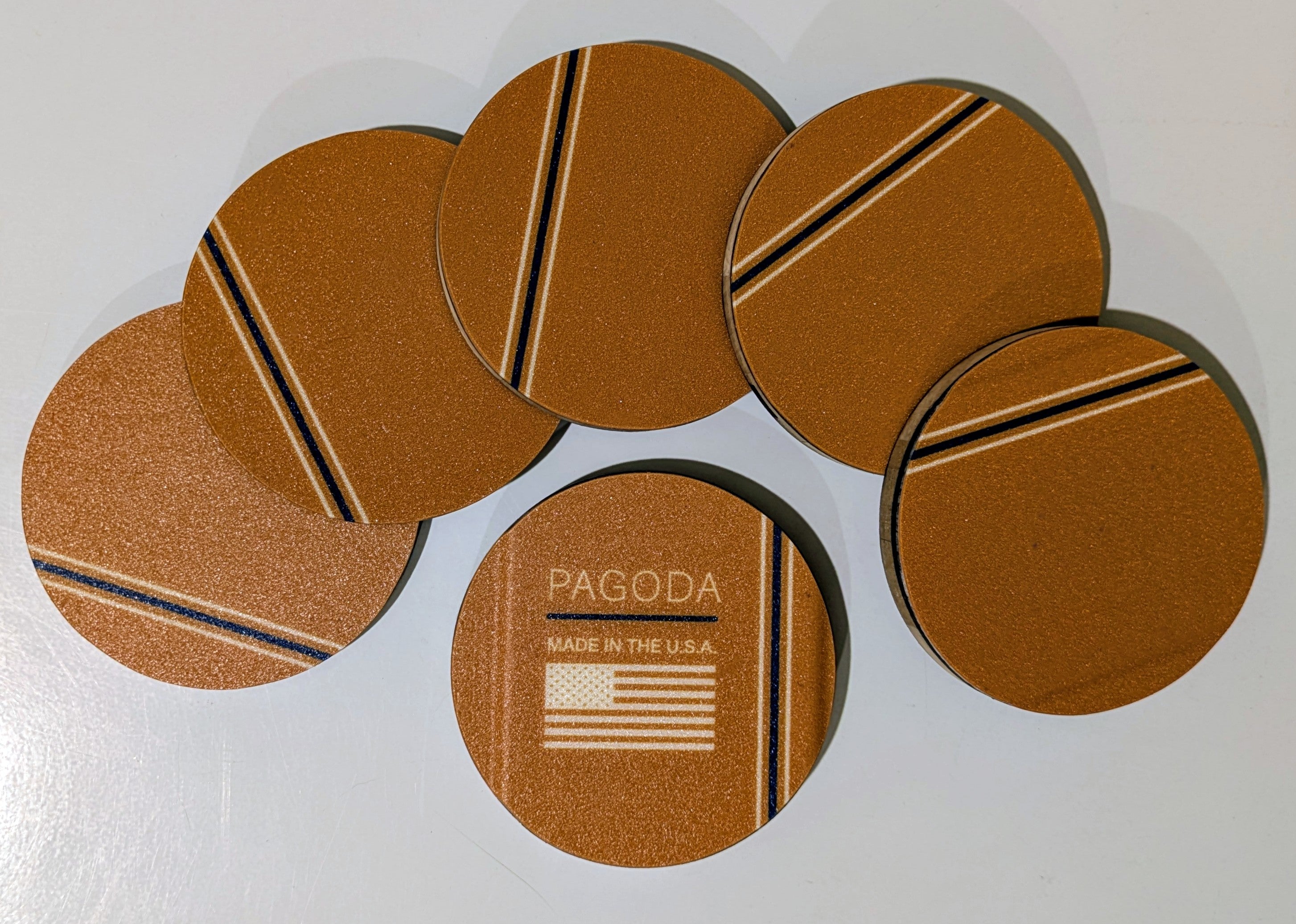 Pagoda (set of 6)- Ski Coasters