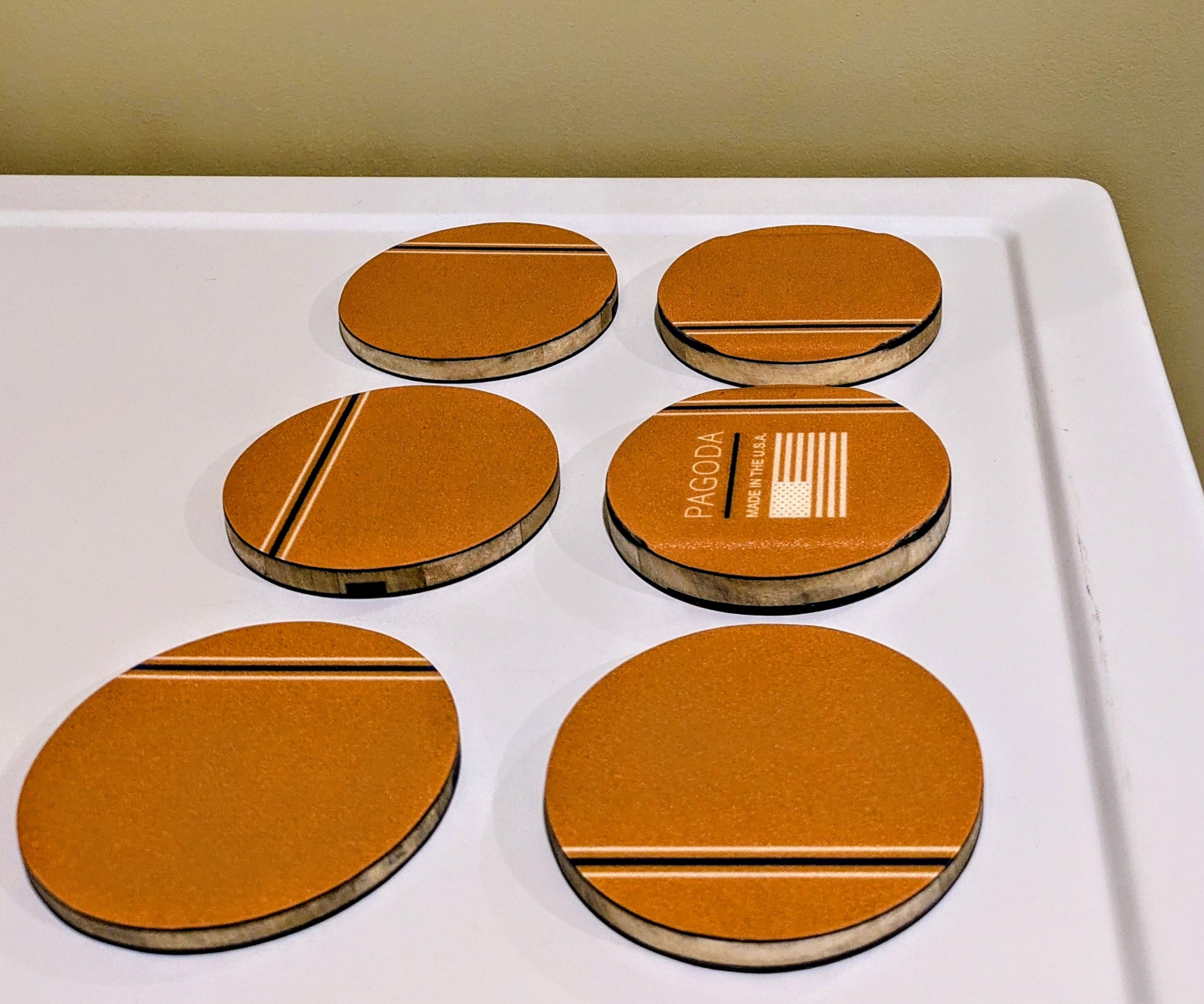 Pagoda (set of 6)- Ski Coasters