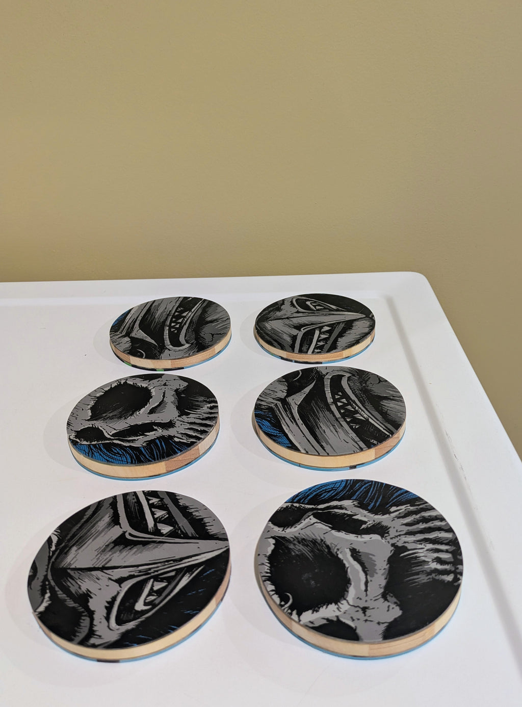 K2 (set of 6)- Ski Coasters