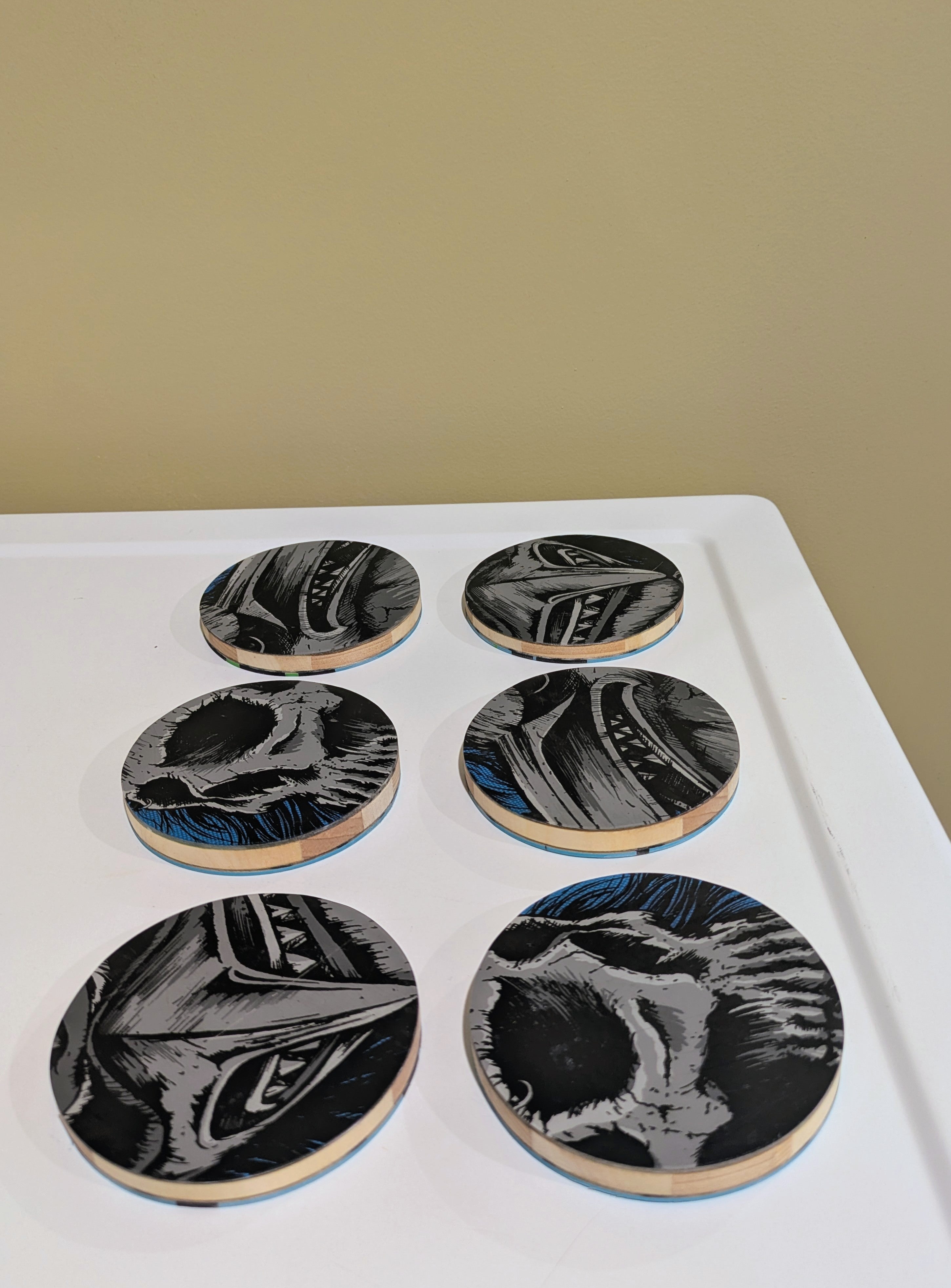 K2 (set of 6)- Ski Coasters