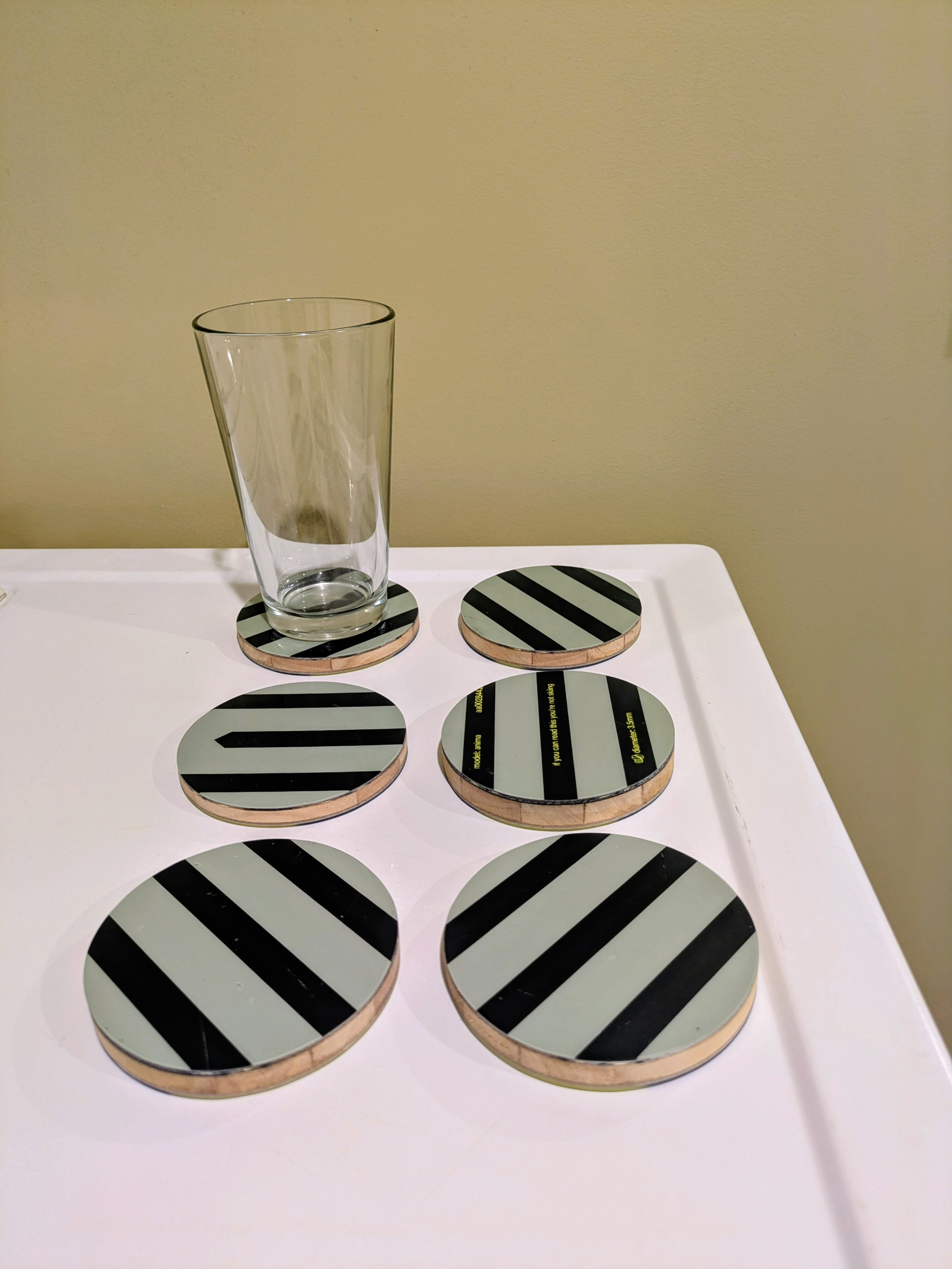 Black Crows (set of 6)- Ski Coasters