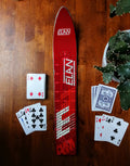 Elan - Skinny Ski Cribbage board