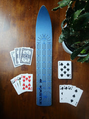 Kastle - Skinny Ski Cribbage board