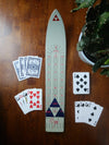 Fischer - Skinny Ski Cribbage board