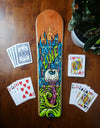 Line - Ski Cribbage board