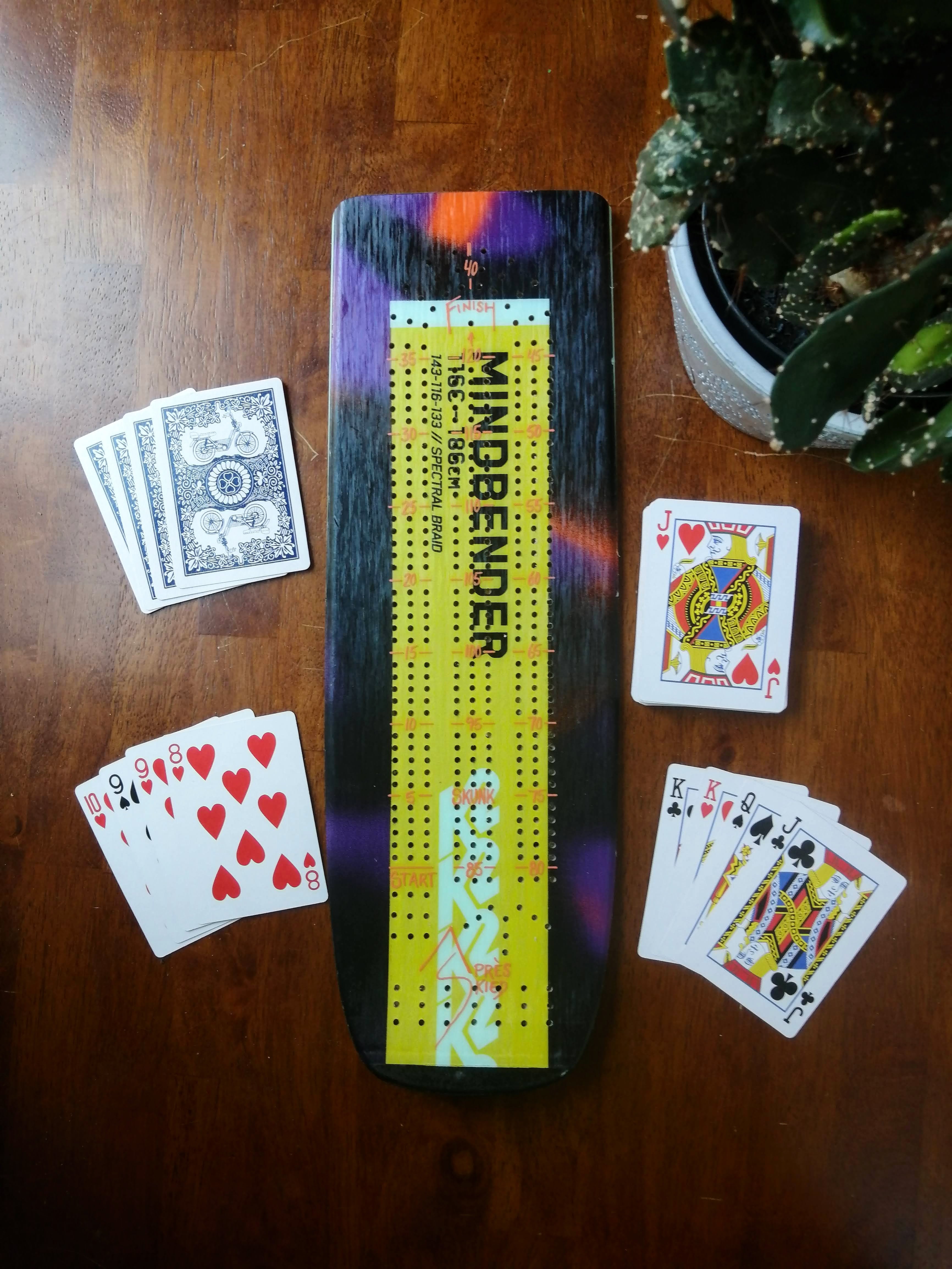 K2 - Ski Cribbage board