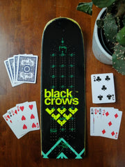 Black Crows - Ski Cribbage board