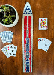 Fischer - Skinny Ski Cribbage board