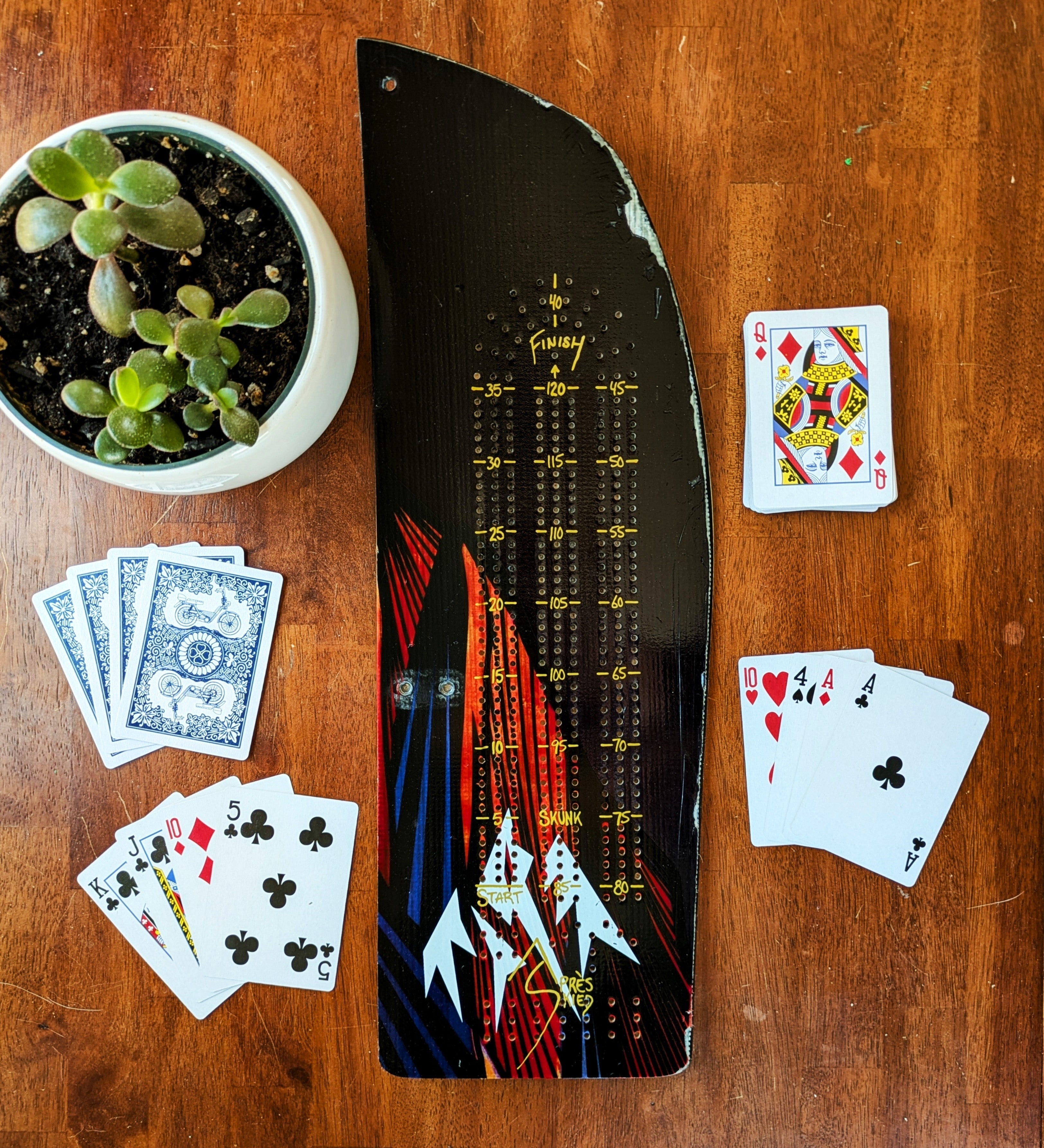 Jermy Jones - Split Board Cribbage board