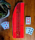 Split Board Cribbage board