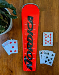 Nordica - Ski Cribbage board