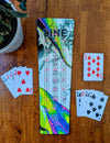 Line - Ski Cribbage board