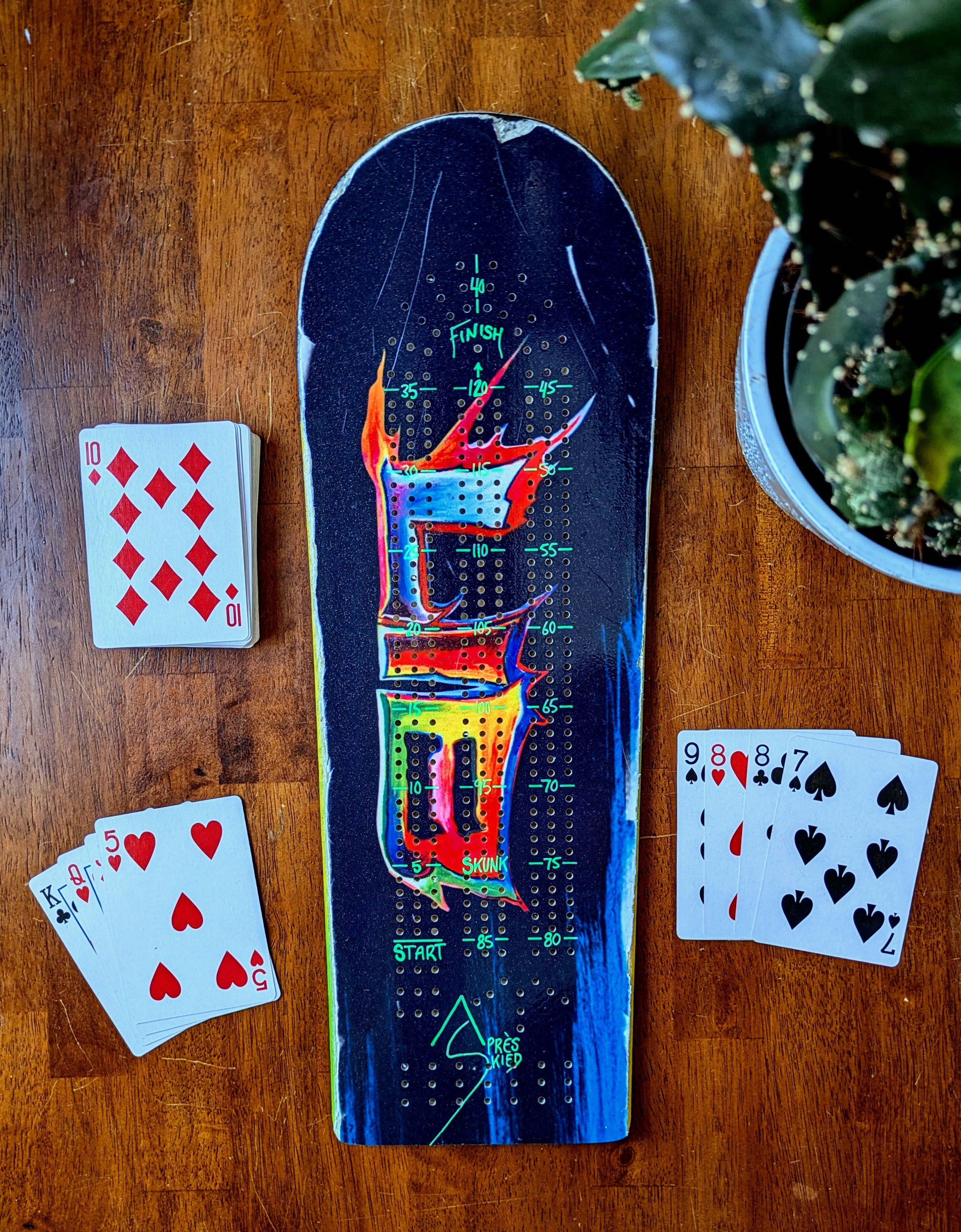 Lib Tech - Ski Cribbage board