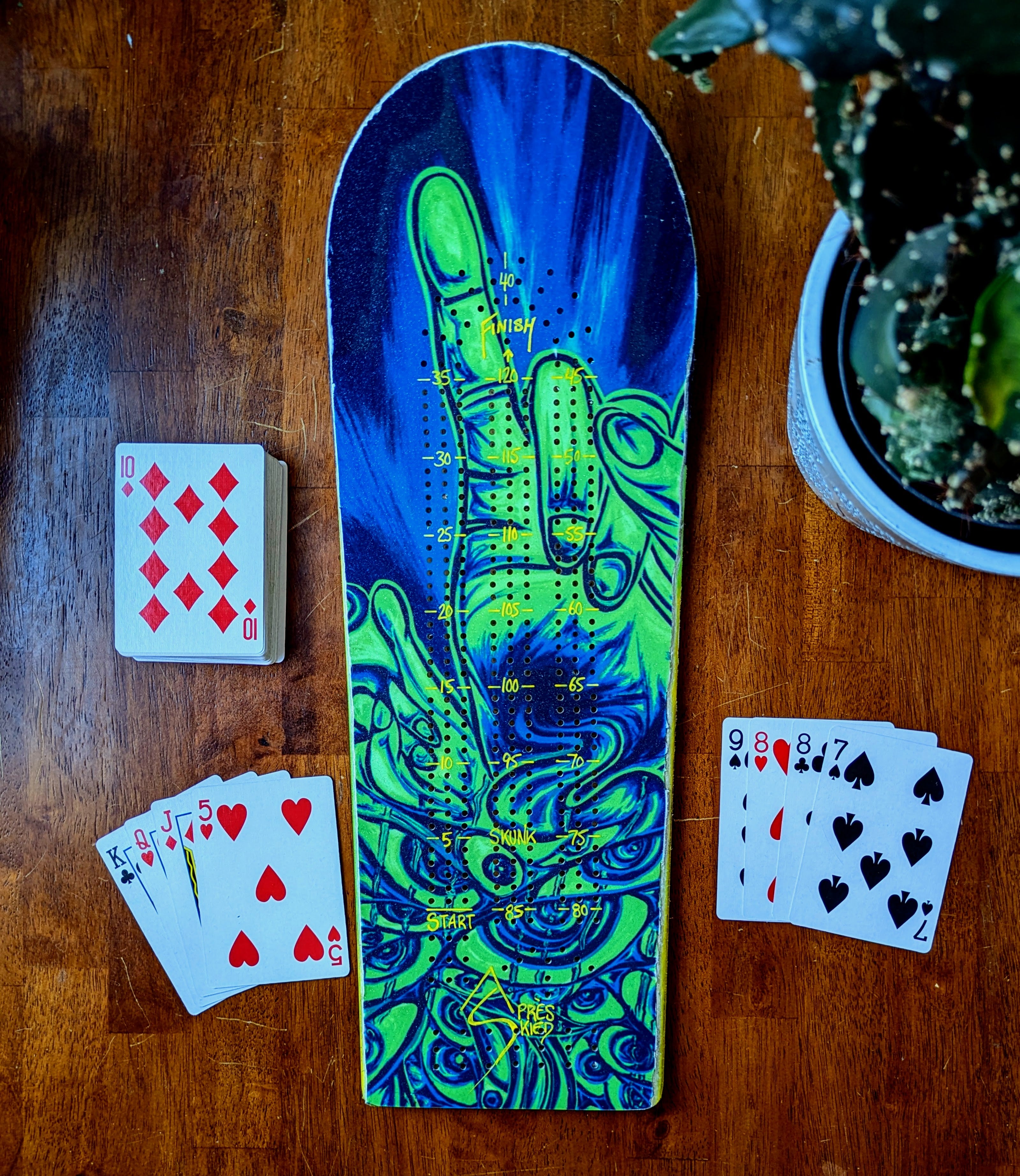 Lib Tech - Ski Cribbage board