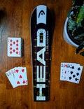 Head - Race Ski Cribbage board