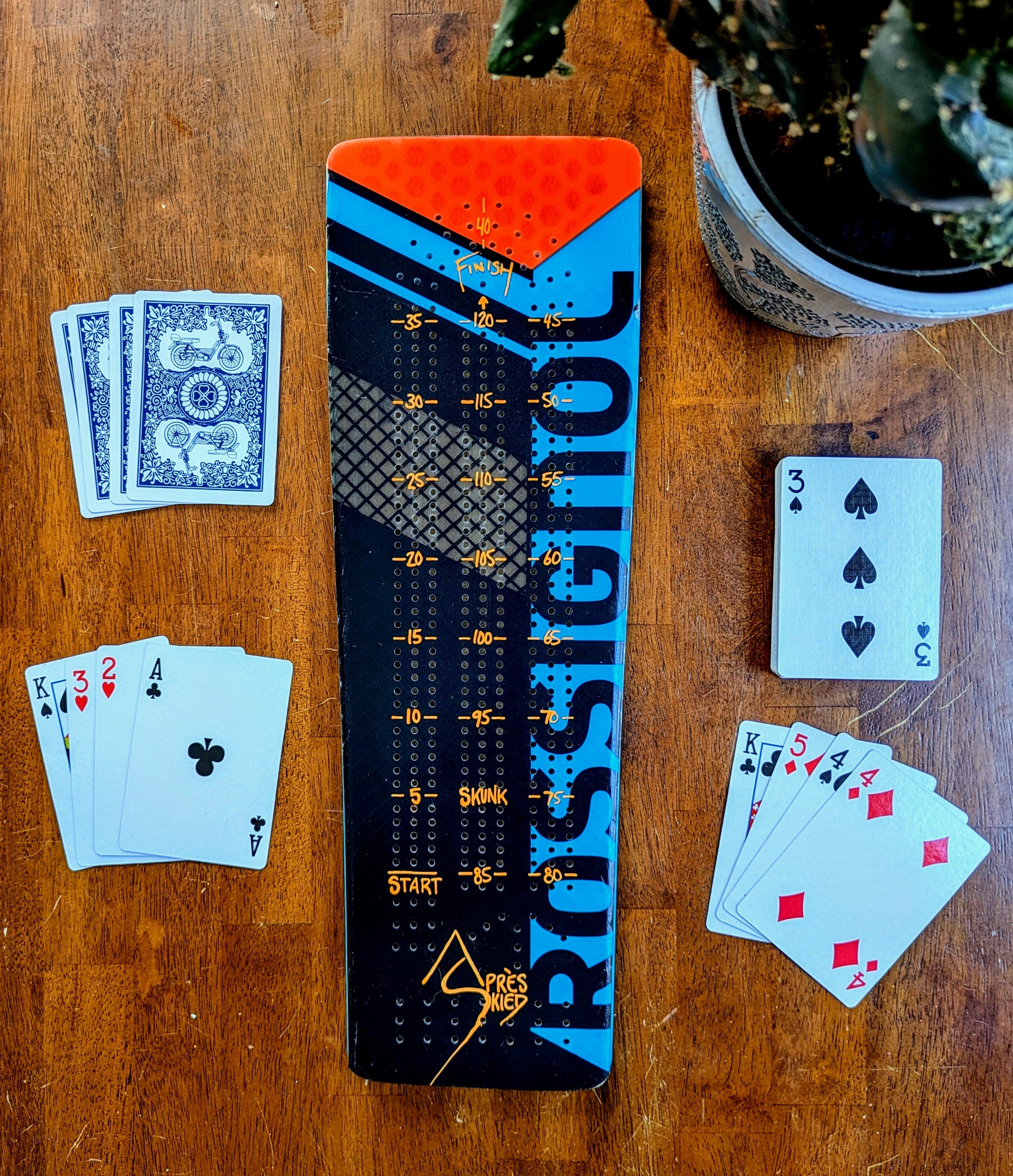 Rossignol - Ski Cribbage board