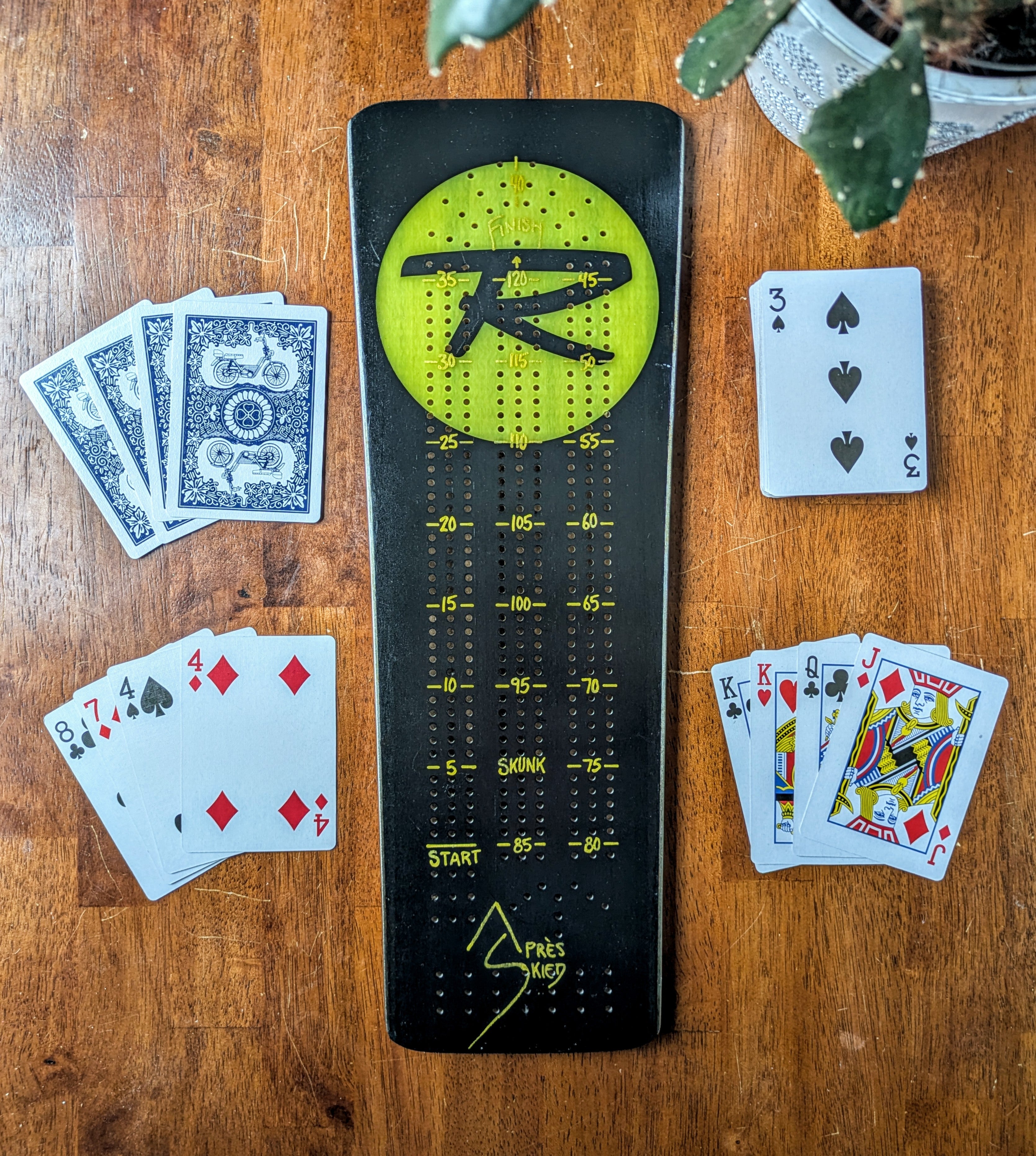 Rossignol - Ski Cribbage board