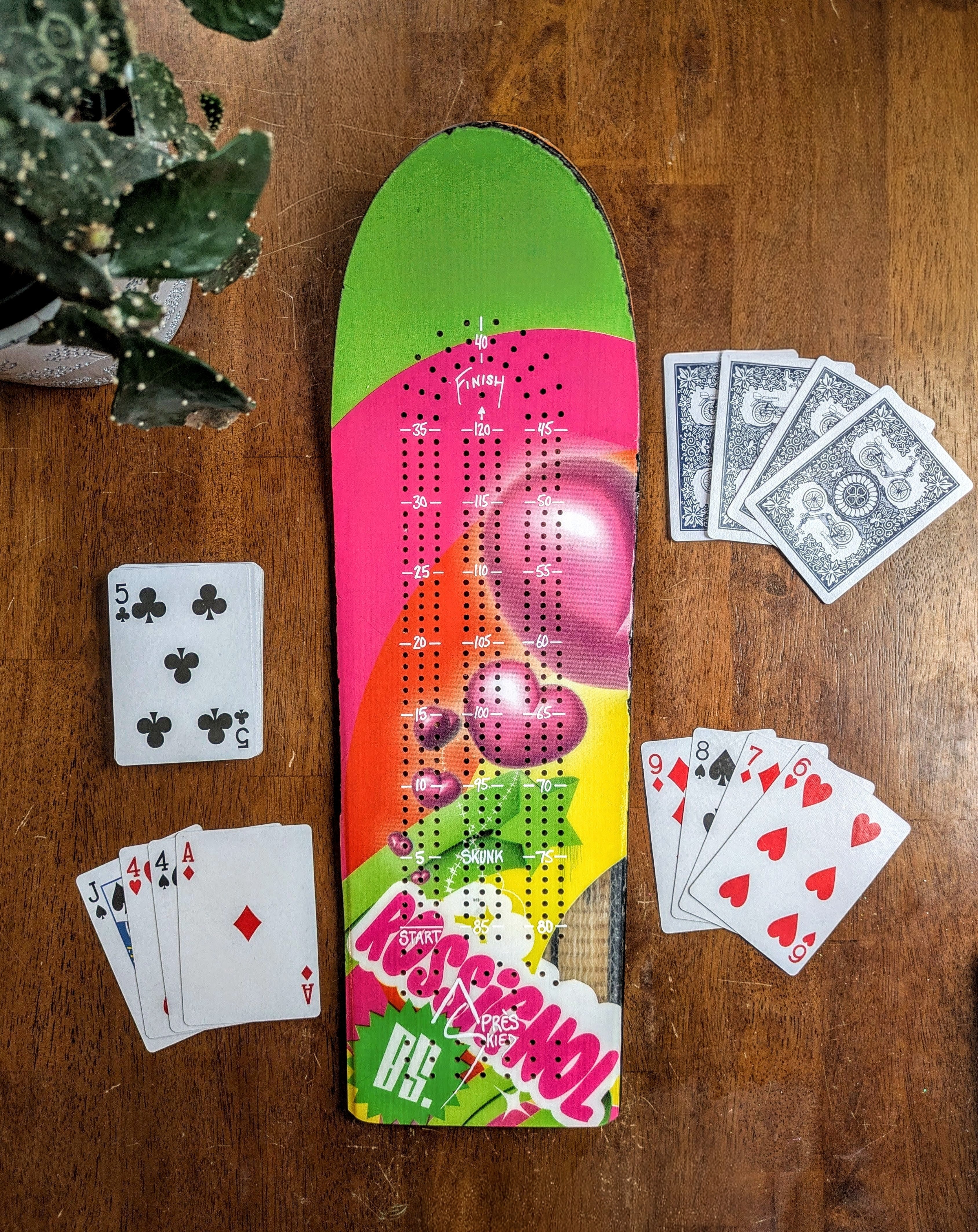 Rossignol - Ski Cribbage board