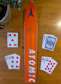 Atomic - Skinny Ski Cribbage board - 2 Player