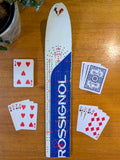 Rossignol - Skinny Ski Cribbage board
