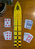 Volkl - Skinny Ski Cribbage board