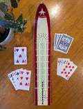 Kneissl - Skinny Ski Cribbage board