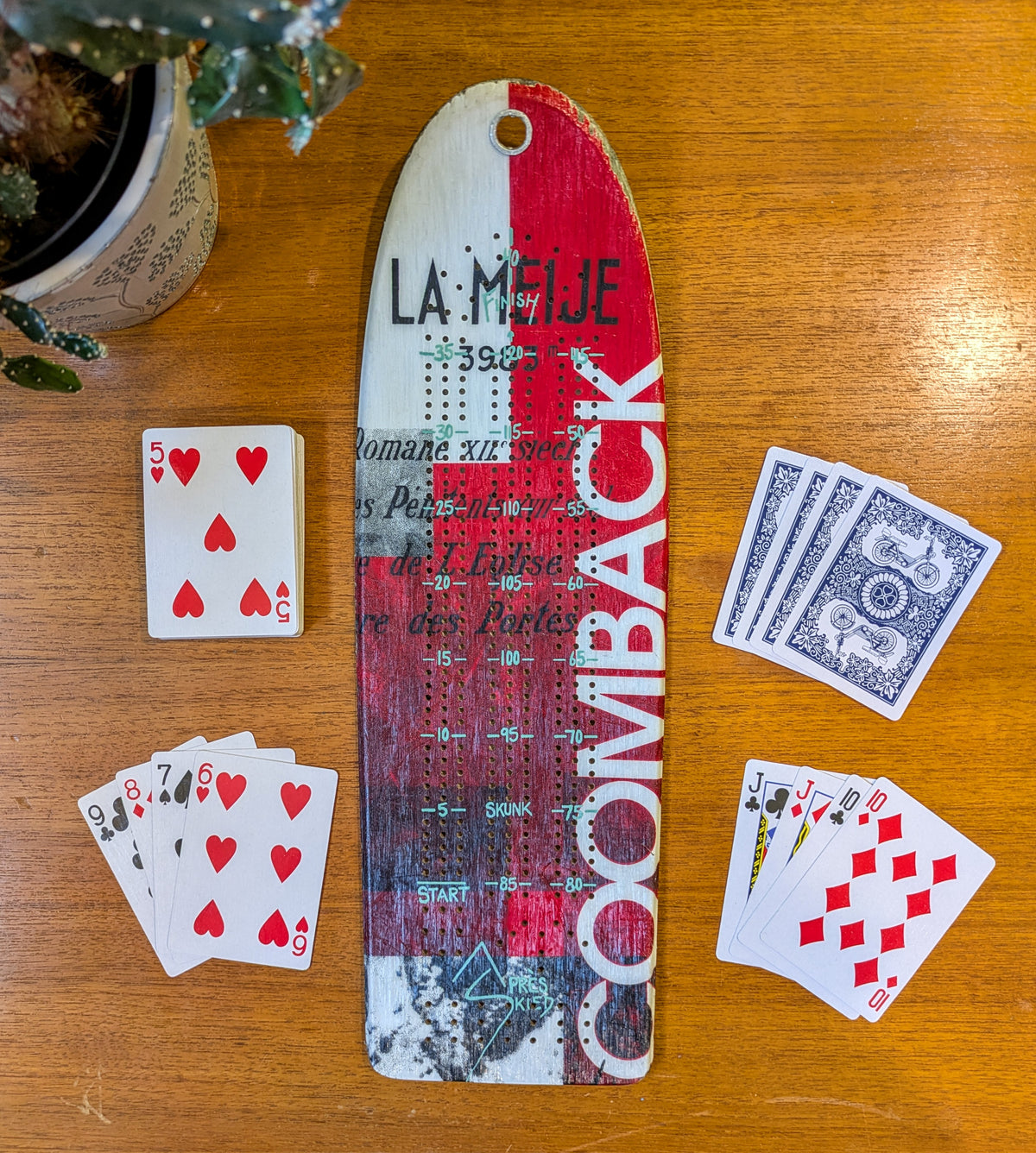 K2 - Ski Cribbage board