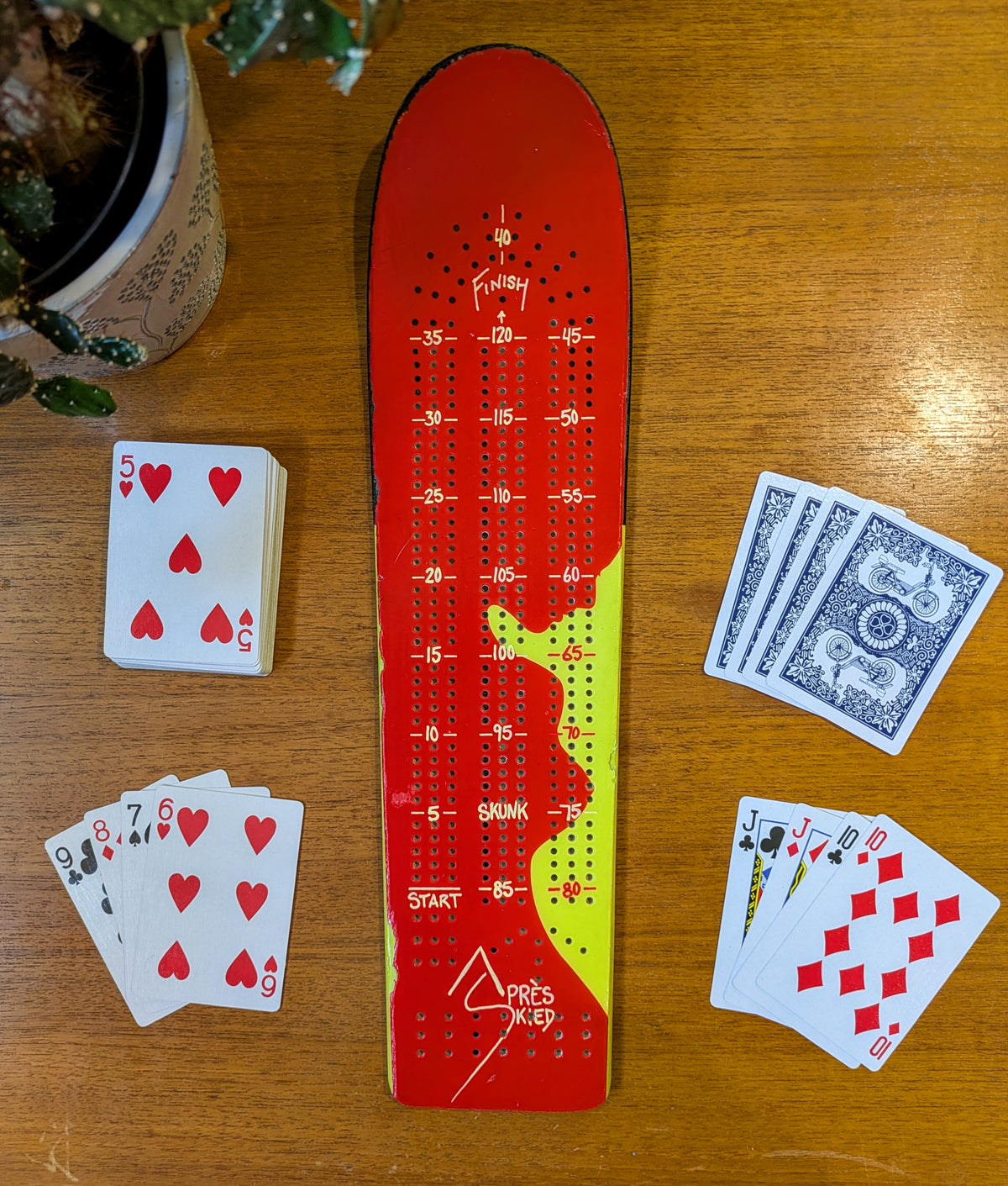 Rossignol - Ski Cribbage board