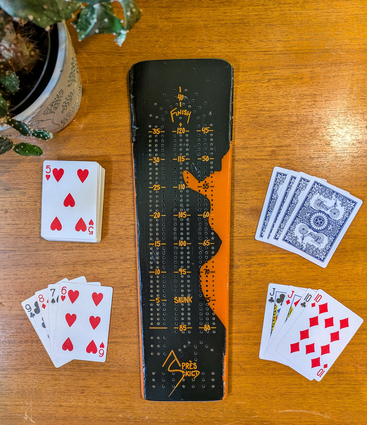 Rossignol - Ski Cribbage board