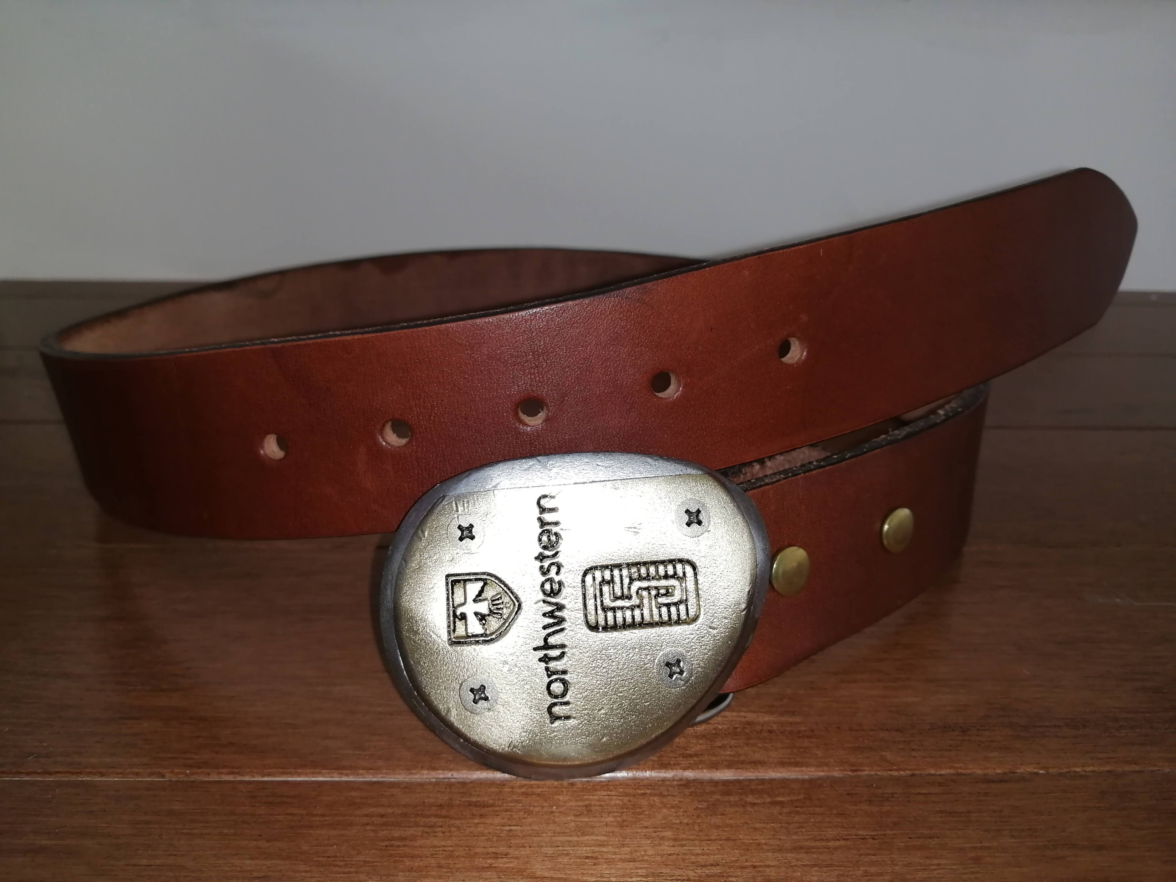 Golf Club Belt Buckle - Northwestern