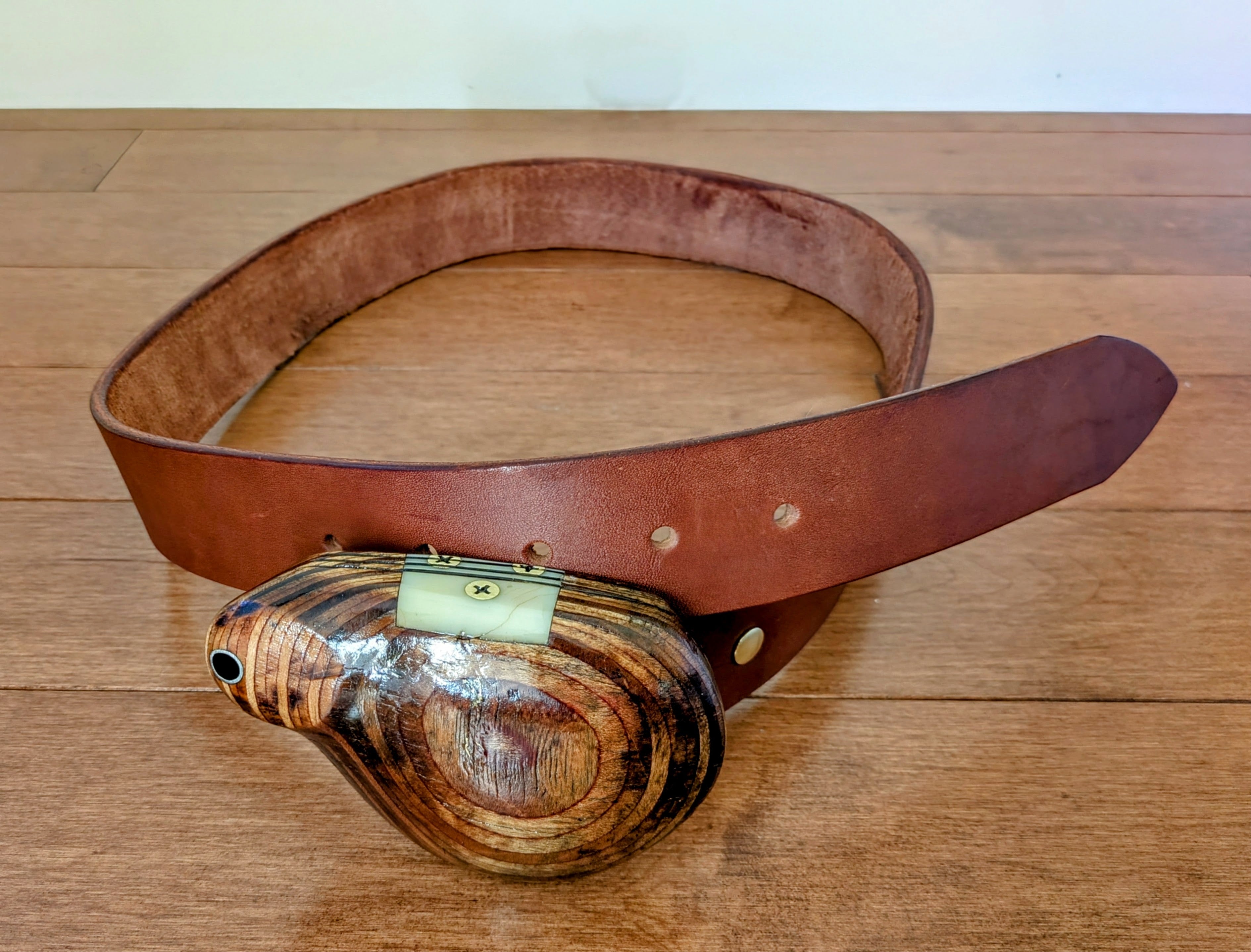 Golf Club Belt Buckle -