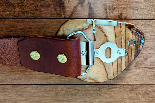 Golf Club Belt Buckle -