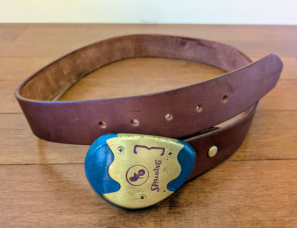 Golf Club Belt Buckle - Spalding 3