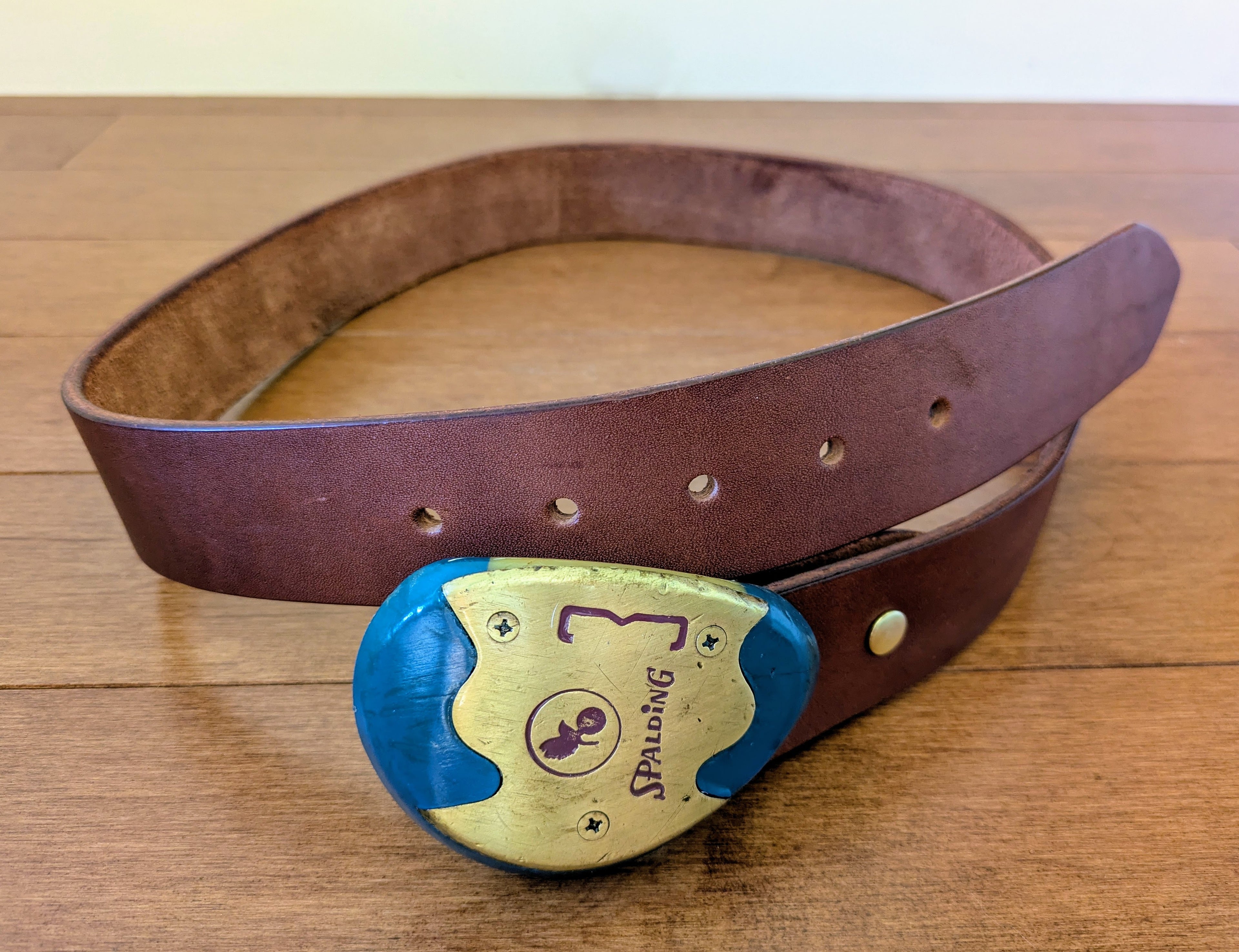 Golf Club Belt Buckle - Spalding 3