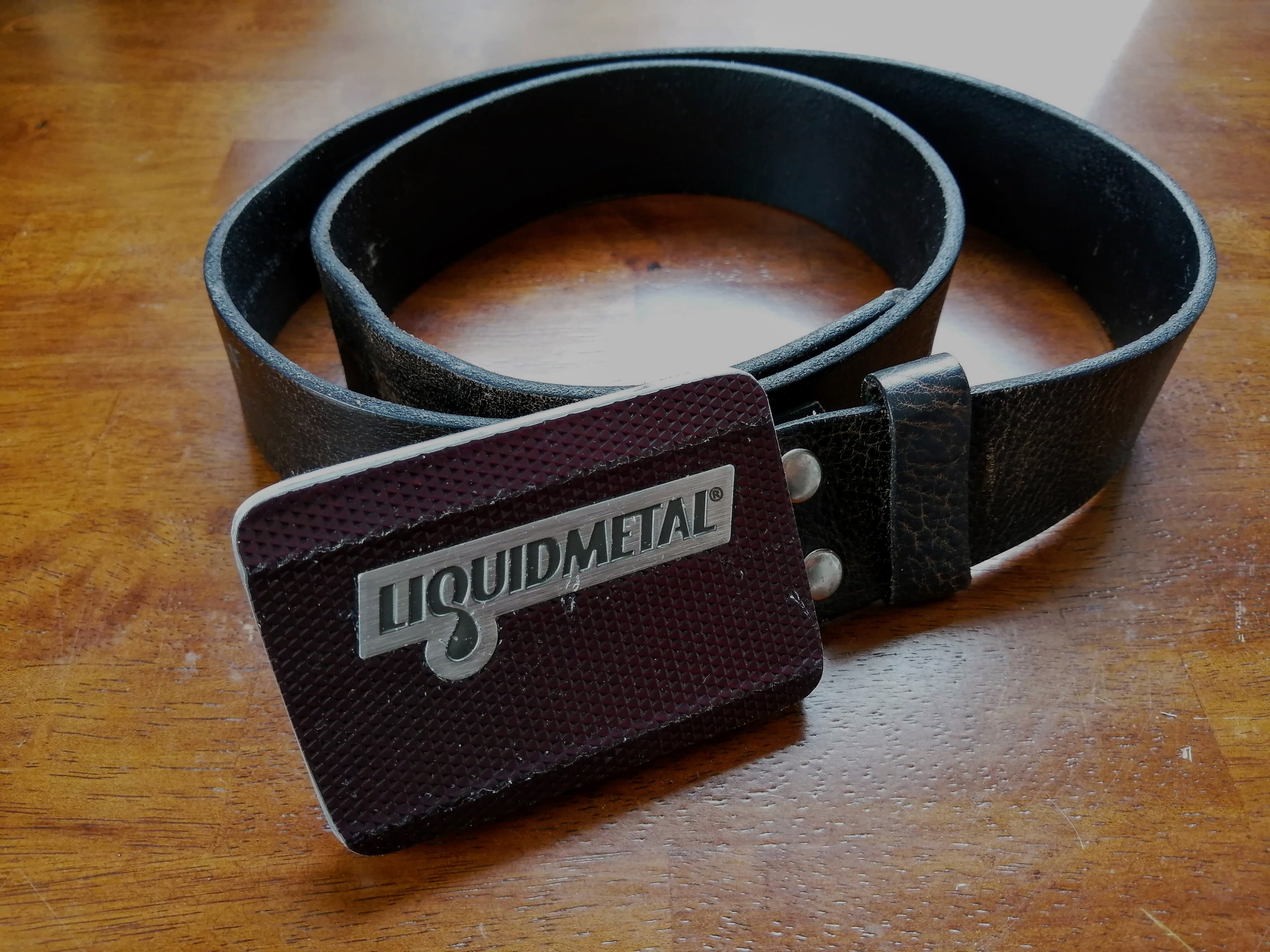 Ski Belt Buckle - Liquid Metal
