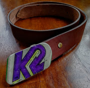 Ski Belt Buckles - Purple K2