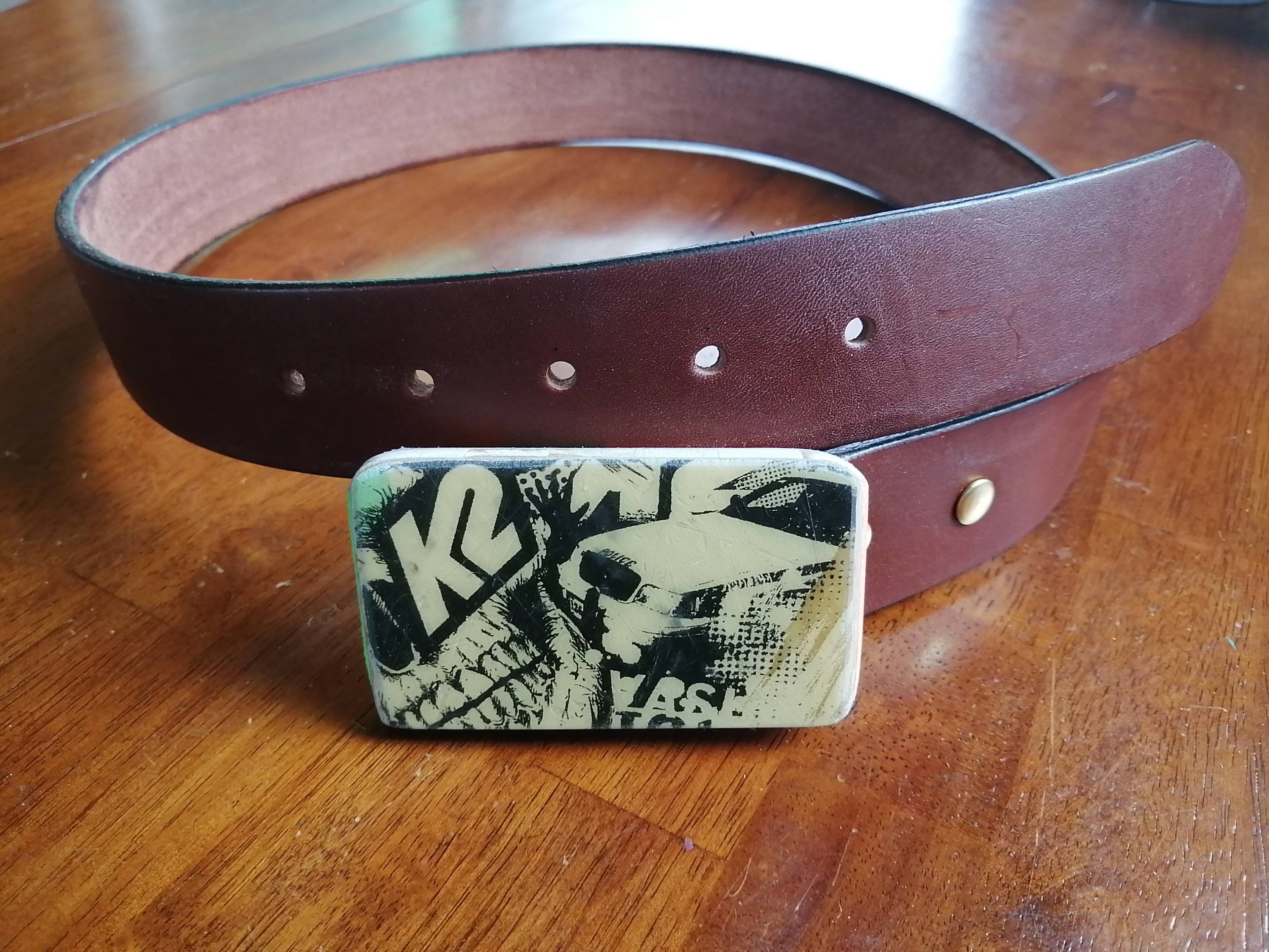 Ski Belt Buckles - K2 Skull/Car