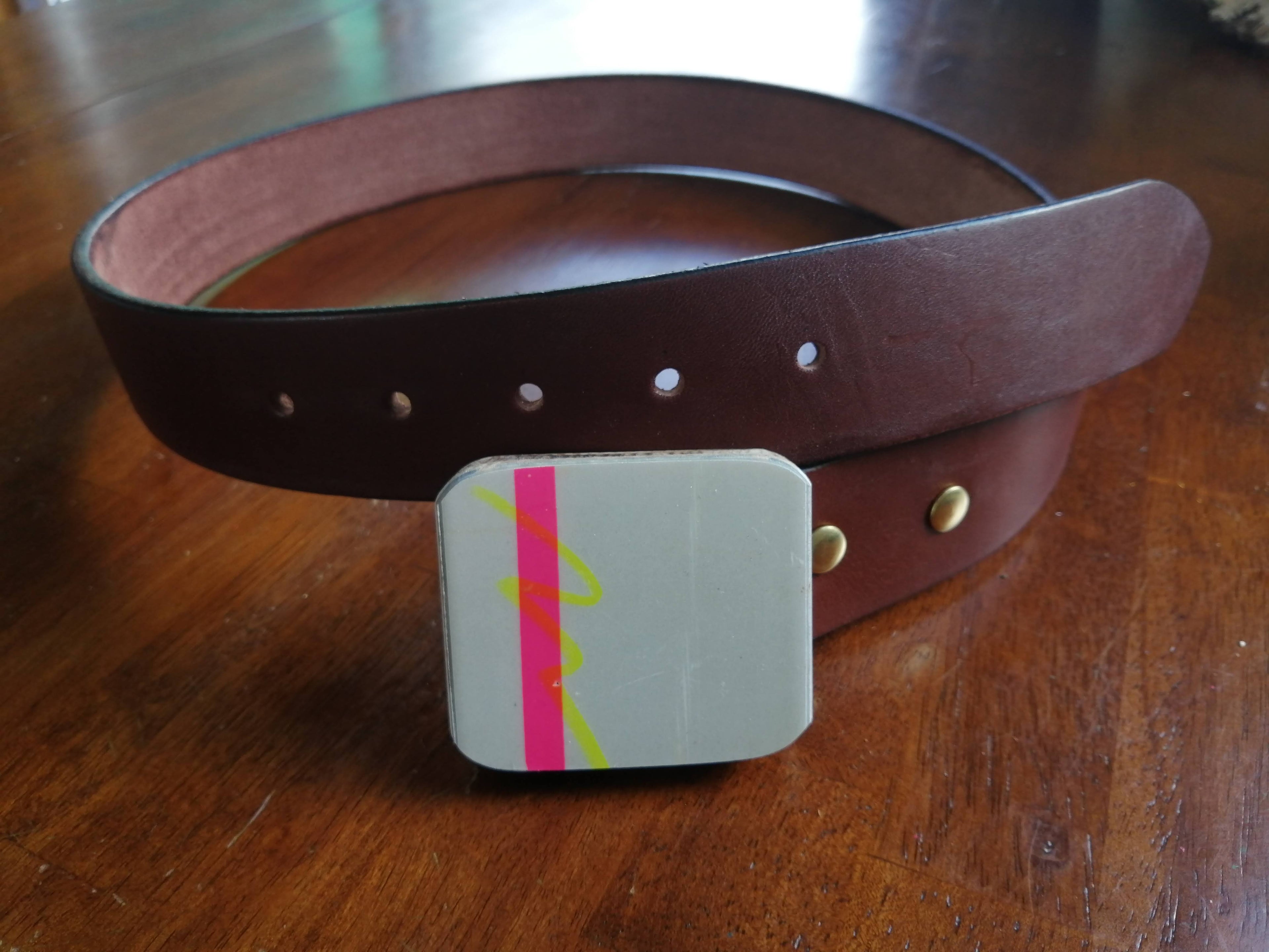 Ski Belt Buckles - Retro