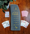 Prior Split-board Cribbage Board - Mr. Split Boards Yellow