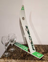 Ski Wine Rack - Fischer Green