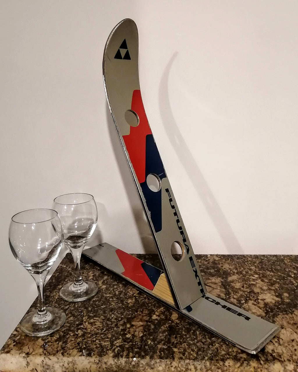 Ski Wine Rack - Fischer Futura
