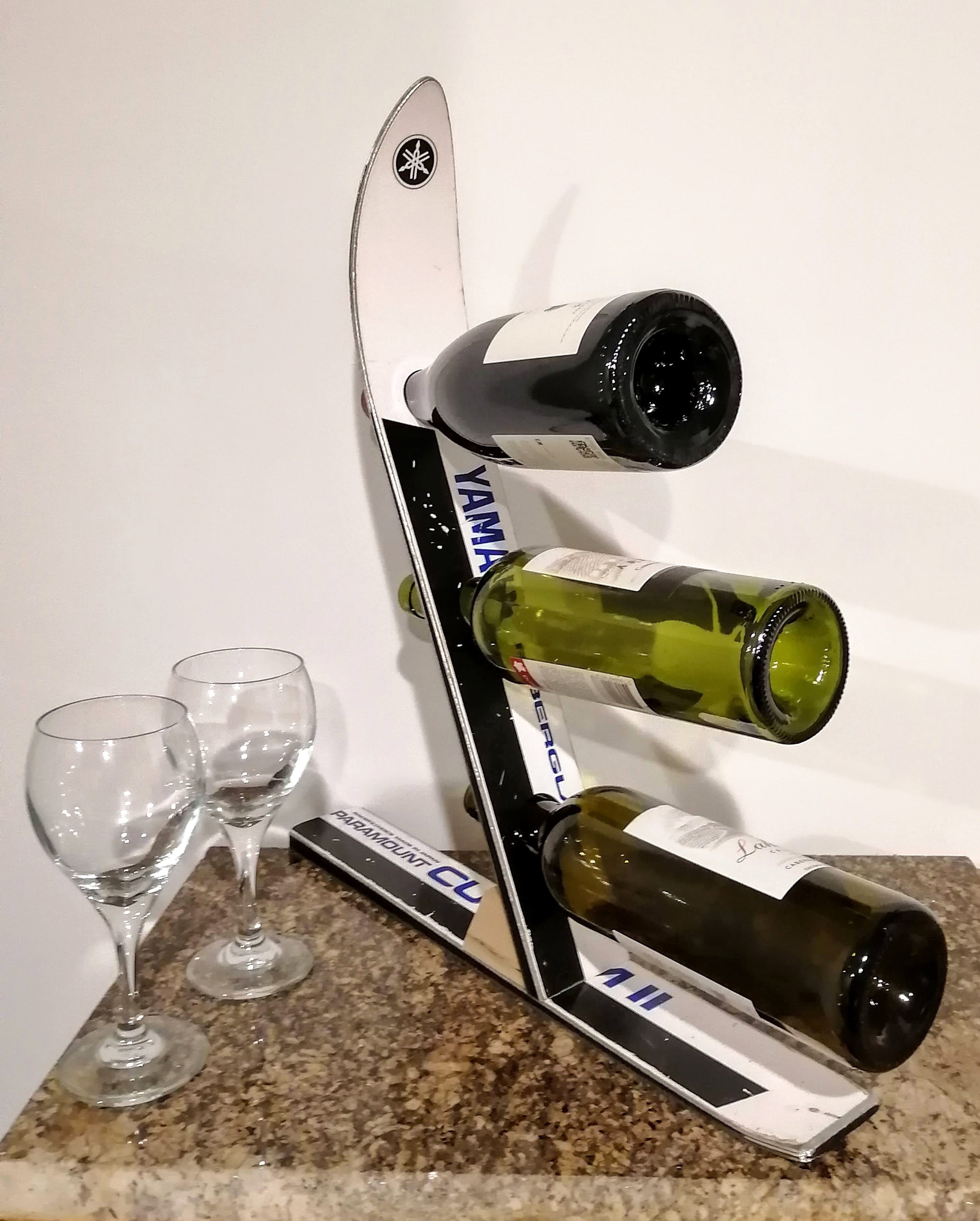 Ski Wine Rack - Yamaha
