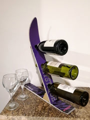Ski Wine Rack - Purple Mystique